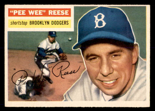 1956 Topps Baseball #260 Pee Wee Reese Dodgers EX-MT 553002