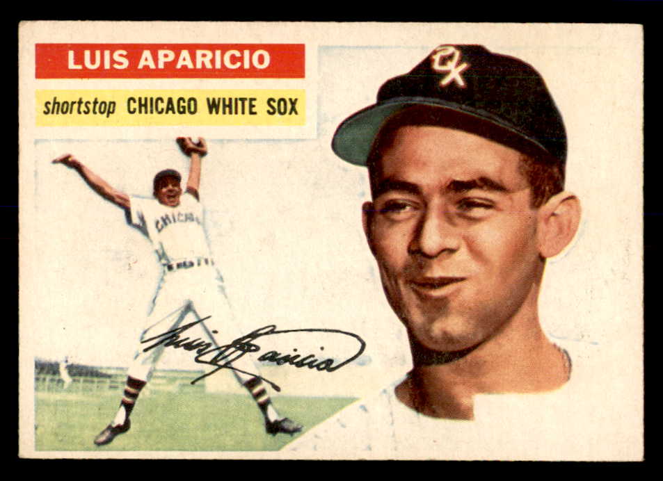1956 Topps Baseball #292 Luis Aparicio White Sox EX 553015