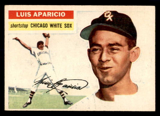 1956 Topps Baseball #292 Luis Aparicio White Sox EX 553015