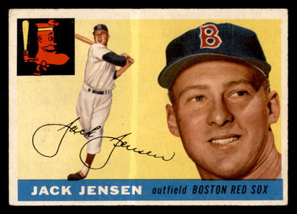1955 Topps Baseball #200 Jackie Jensen Red Sox VG-EX 553035