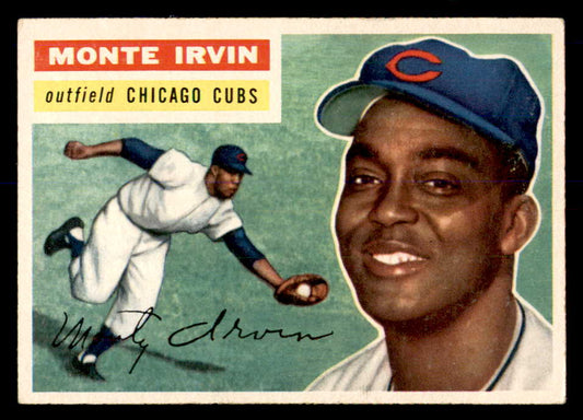 1956 Topps Baseball #194 Monte Irvin Cubs VG-EX 553047