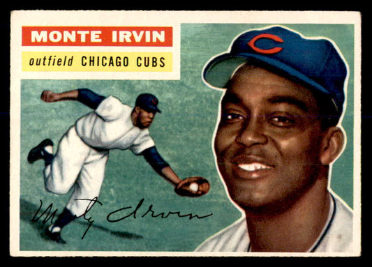 1956 Topps Baseball #194 Monte Irvin Cubs EX 553055