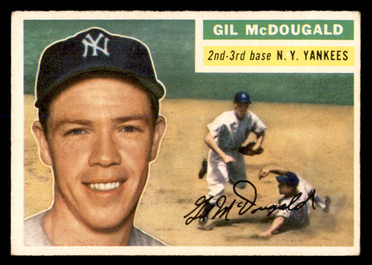 1956 Topps Baseball #225 Gil McDougald Yankees VG-EX 553058