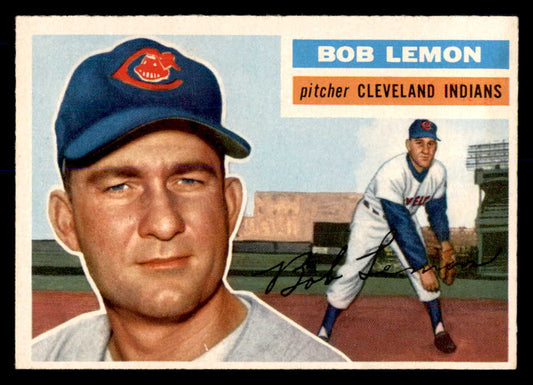 1956 Topps Baseball #255 Bob Lemon Indians EX-MT 553062