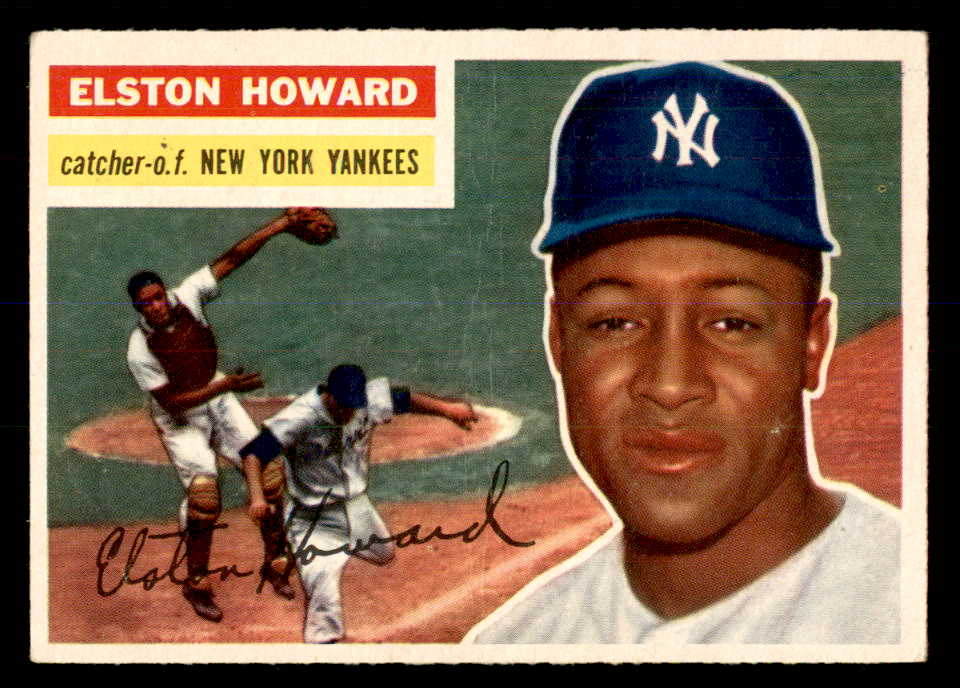 1956 Topps Baseball #208 Elston Howard Yankees VG-EX 553067
