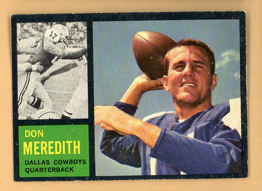 1962 Topps Football #039 Don Meredith Cowboys EX-MT 553075