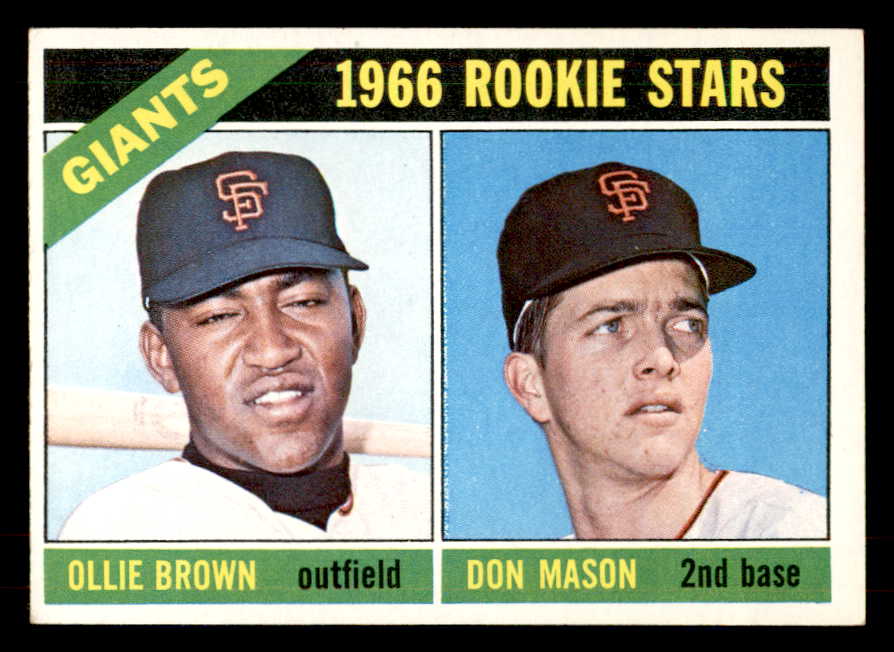 1966 Topps Baseball #524 Ollie Brown Giants NR-MT 553079