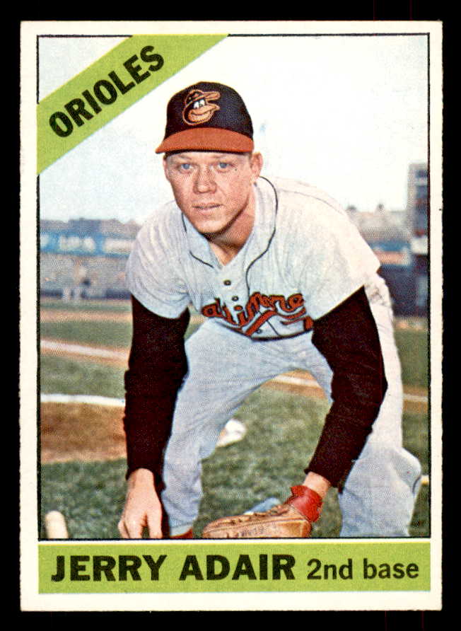 1966 Topps Baseball #533 Jerry Adair Orioles NR-MT 553093