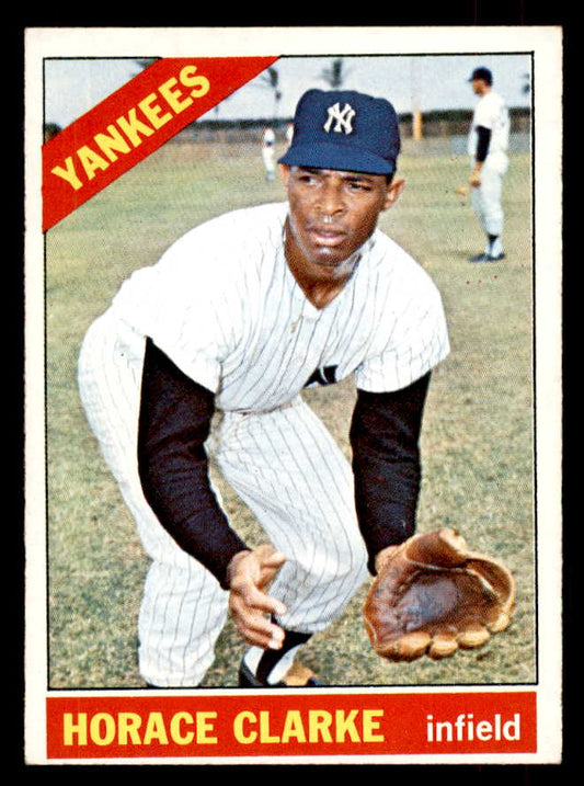 1966 Topps Baseball #547 Horace Clarke Yankees EX-MT 553116