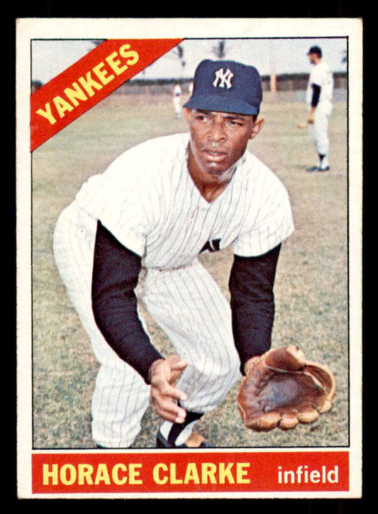 1966 Topps Baseball #547 Horace Clarke Yankees EX-MT 553117