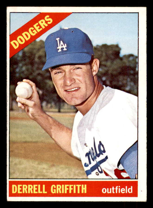 1966 Topps Baseball #573 Derrell Griffith Dodgers EX-MT 553160
