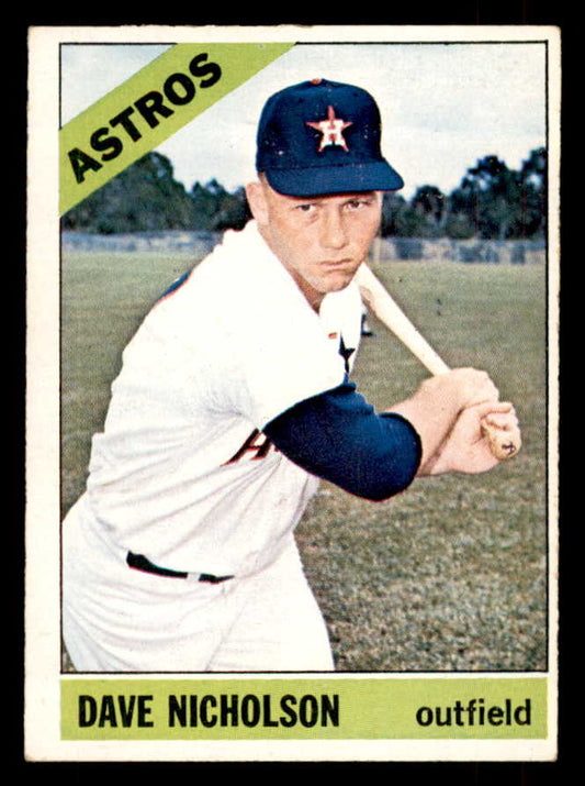 1966 Topps Baseball #576 Dave Nicholson Astros EX 553166