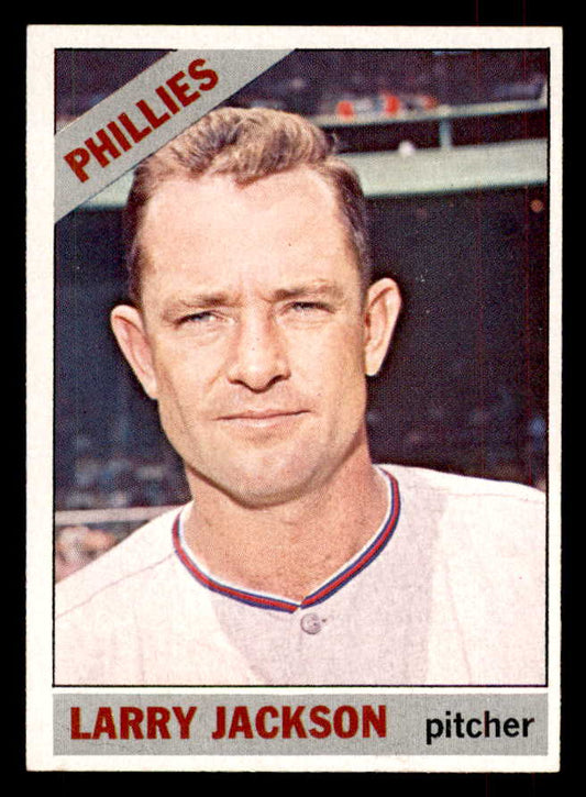 1966 Topps Baseball #595 Larry Jackson Phillies EX-MT 553194
