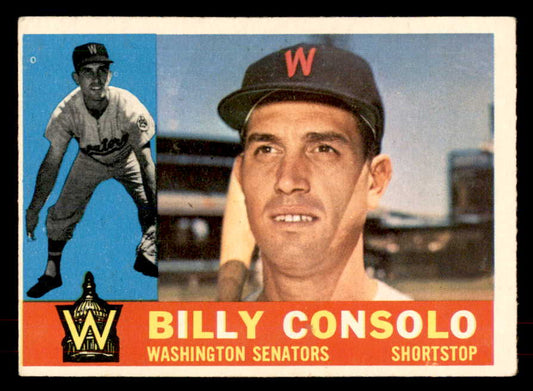 1960 Topps Baseball #508 Billy Consolo Senators VG-EX 553201