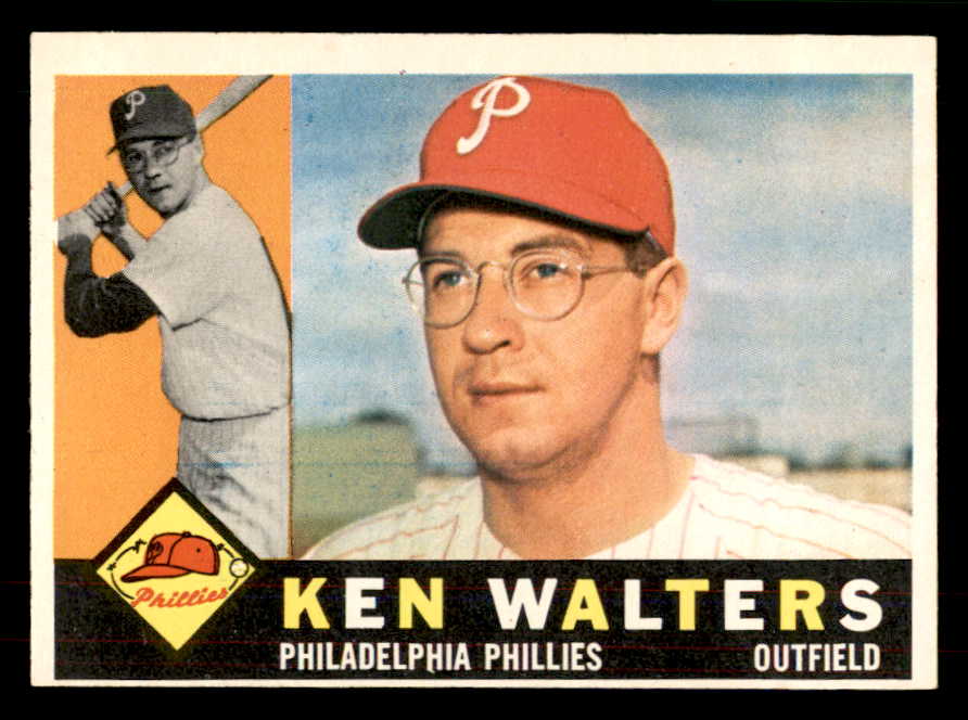 1960 Topps Baseball #511 Ken Walters Phillies EX 553204