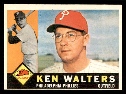1960 Topps Baseball #511 Ken Walters Phillies EX 553204