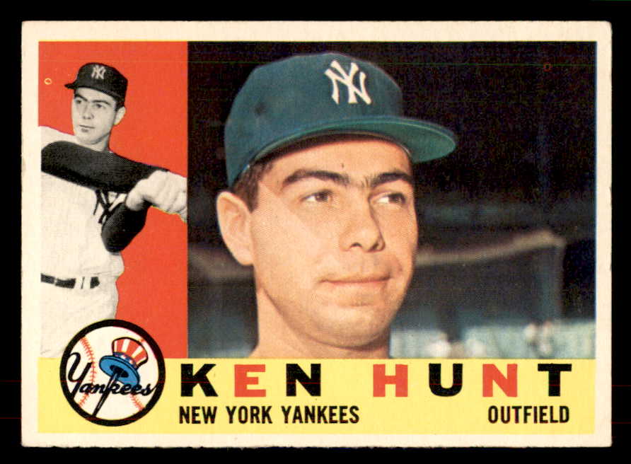 1960 Topps Baseball #522 Ken Hunt Yankees VG-EX 553219