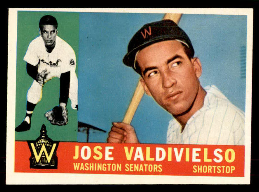 1960 Topps Baseball #527 Jose Valdivielso Senators EX+/EX-MT 553224