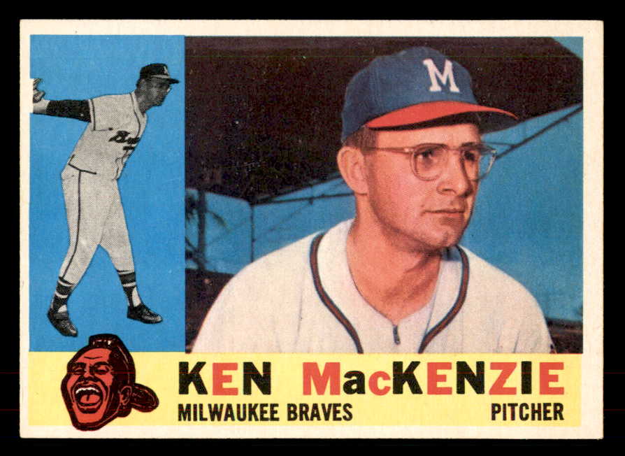 1960 Topps Baseball #534 Ken MacKenzie Braves EX-MT 553234