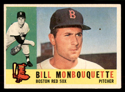 1960 Topps Baseball #544 Bill Monbouquette Red Sox VG-EX 553246