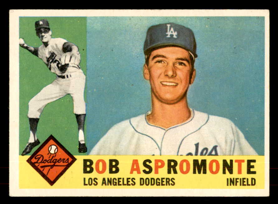 1960 Topps Baseball #547 Bob Aspromonte Dodgers EX-MT 553251