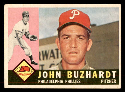 1960 Topps Baseball #549 John Buzhardt Phillies VG-EX 553254