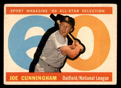 1960 Topps Baseball #562 Joe Cunningham A.S. Cardinals VG-EX 553261