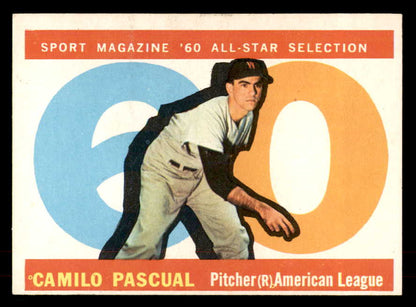 1960 Topps Baseball #569 Camilo Pascual A.S. Senators NR-MT 553264
