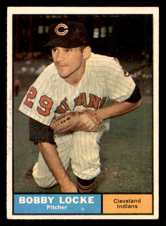 1961 Topps Baseball #537 Bobby Locke Indians EX-MT 553289