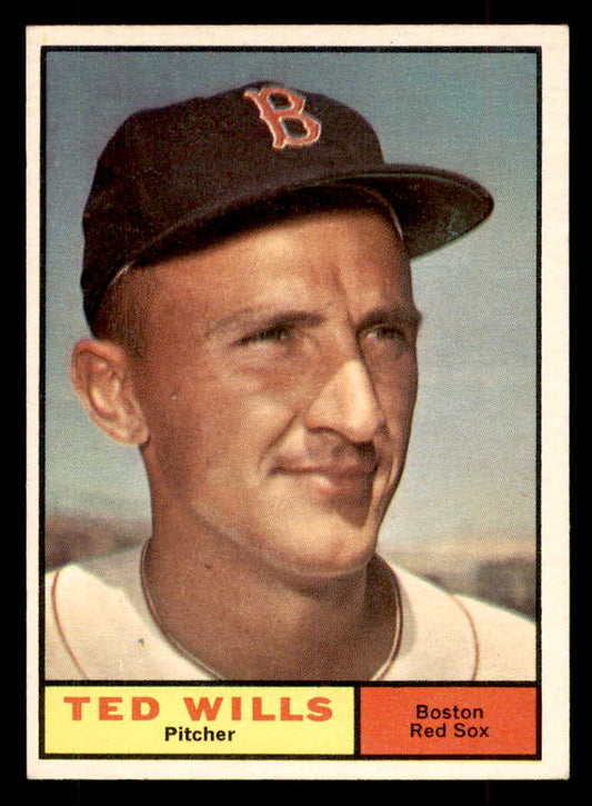 1961 Topps Baseball #548 Ted Wills Red Sox EX-MT 553302