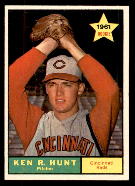 1961 Topps Baseball #556 Ken Hunt Reds NR-MT 553318