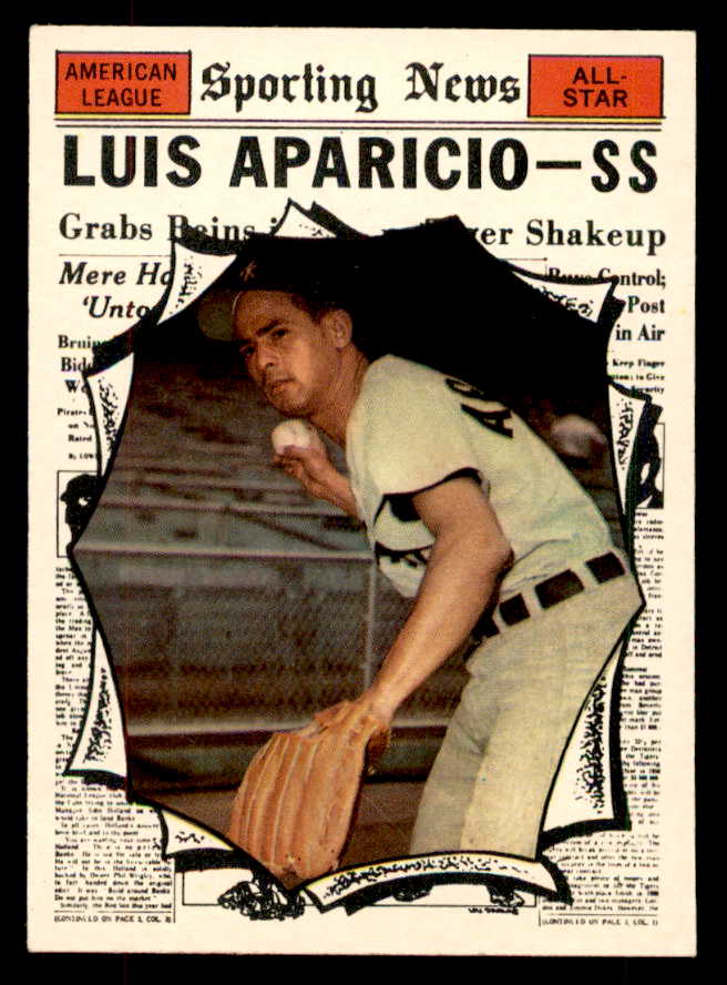 1961 Topps Baseball #574 Luis Aparicio A.S. White Sox EX-MT 553342