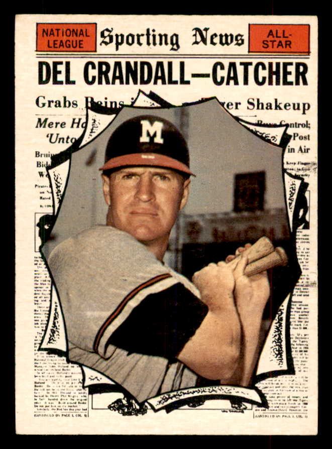 1961 Topps Baseball #583 Del Crandall A.S. Braves EX-MT 553347