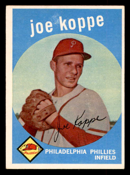 1959 Topps Baseball #517 Joe Koppe Phillies EX+/EX-MT 553357