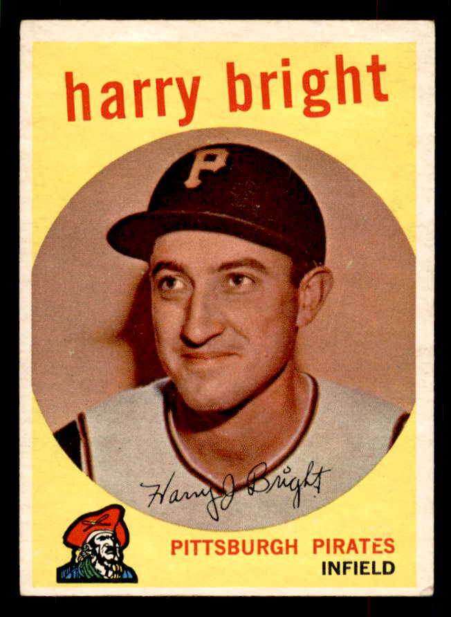 1959 Topps Baseball #523 Harry Bright Pirates EX-MT 553363