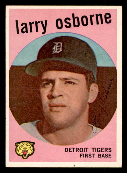 1959 Topps Baseball #524 Larry Osborne Tigers EX+/EX-MT 553364