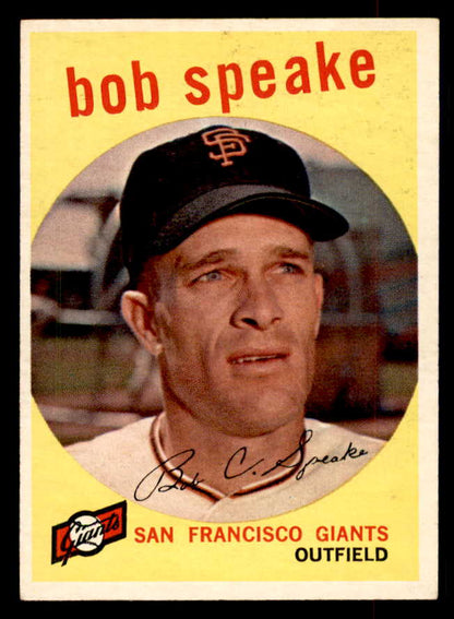 1959 Topps Baseball #526 Bob Speake Giants EX-MT 553366