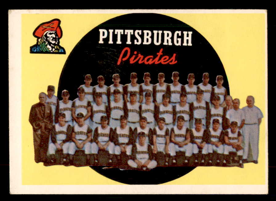 1959 Topps Baseball #528 Pittsburgh Pirates Team VG-EX 553368