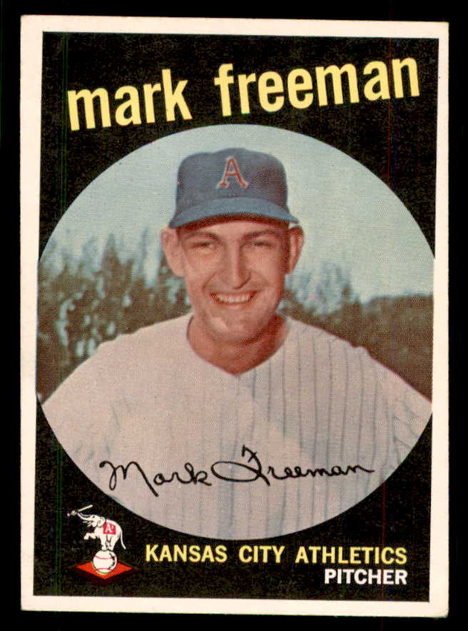 1959 Topps Baseball #532 Mark Freeman A's EX-MT 553372