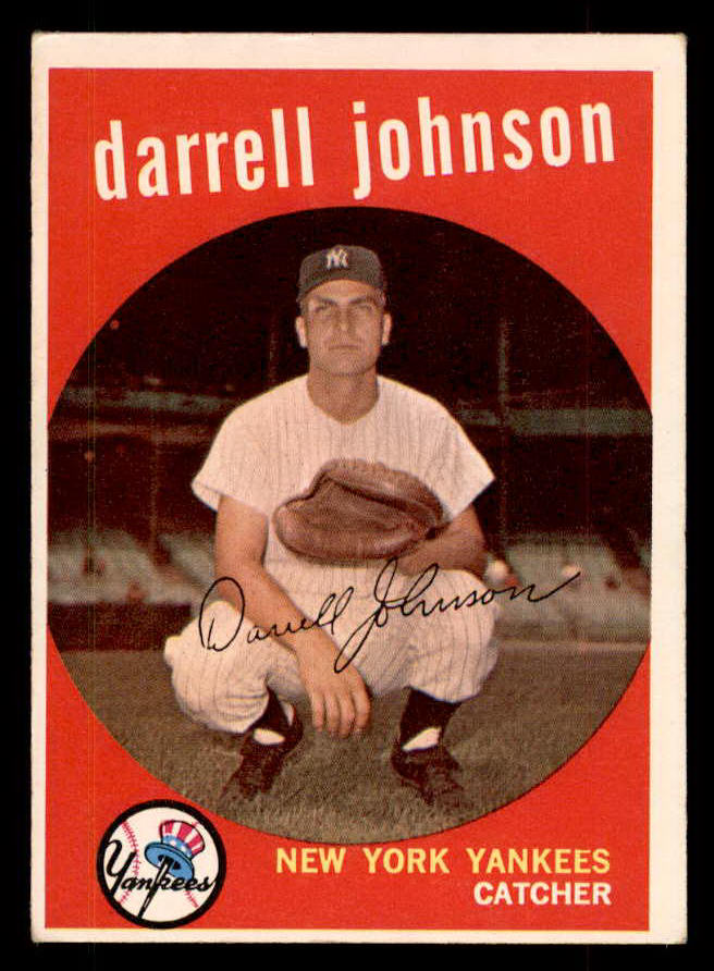 1959 Topps Baseball #533 Darrell Johnson Yankees VG-EX 553373