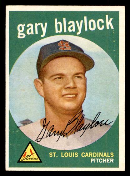1959 Topps Baseball #539 Gary Blaylock Cardinals VG-EX 553379