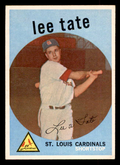 1959 Topps Baseball #544 Lee Tate Cardinals EX-MT 553383