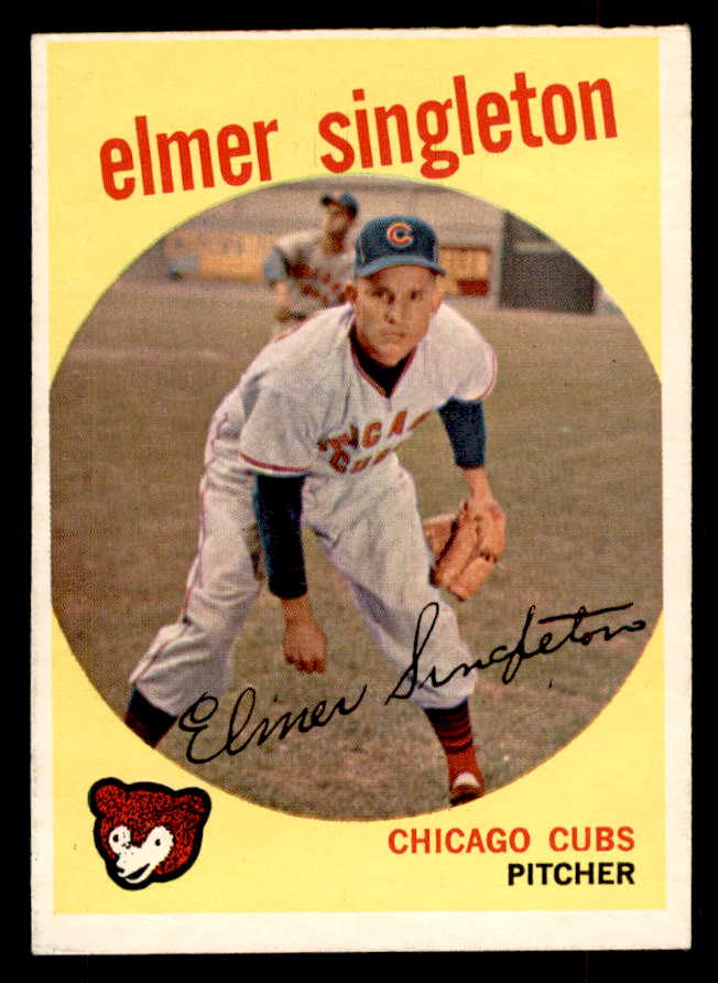 1959 Topps Baseball #548 Elmer Singleton Cubs EX+/EX-MT 553387