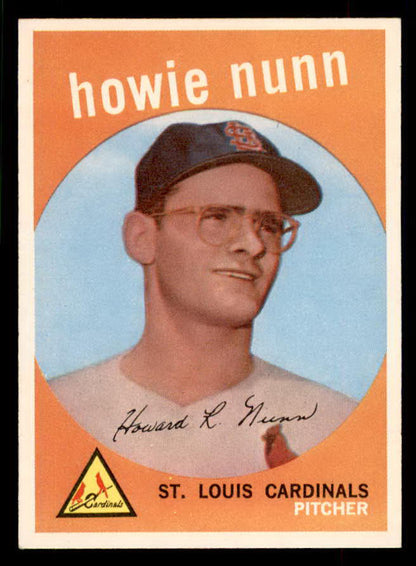 1959 Topps Baseball #549 Howie Nunn Cardinals NR-MT 553388