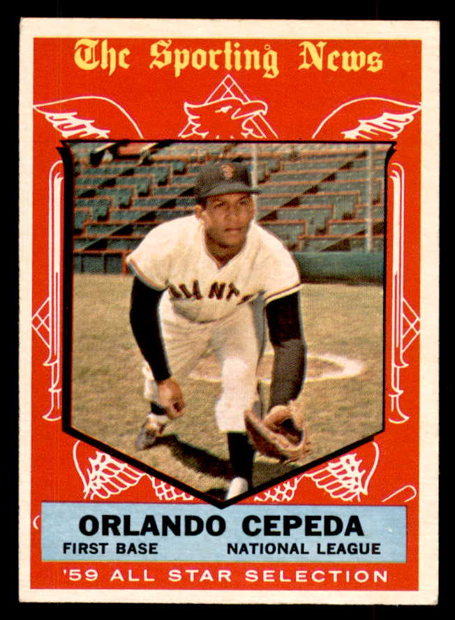 1959 Topps Baseball #553 Orlando Cepeda A.S. Giants EX-MT 553391