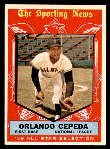 1959 Topps Baseball #553 Orlando Cepeda A.S. Giants EX-MT 553391