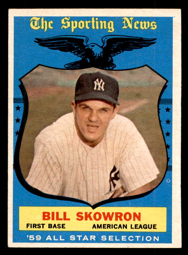 1959 Topps Baseball #554 Bill Skowron A.S. Yankees EX-MT 553392