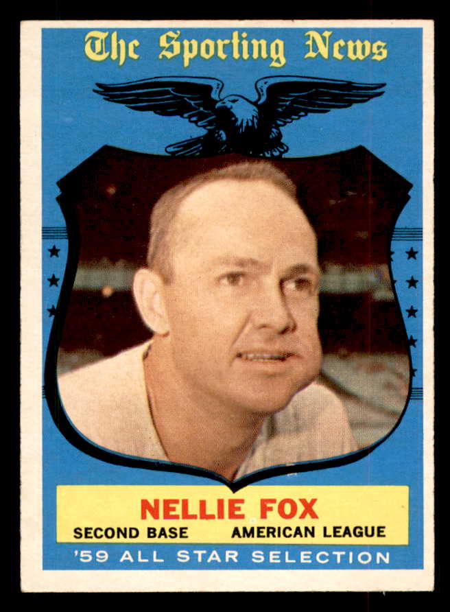 1959 Topps Baseball #556 Nellie Fox A.S. White Sox EX+/EX-MT 553394