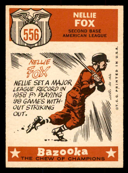 1959 Topps Baseball #556 Nellie Fox A.S. White Sox EX+/EX-MT 553394