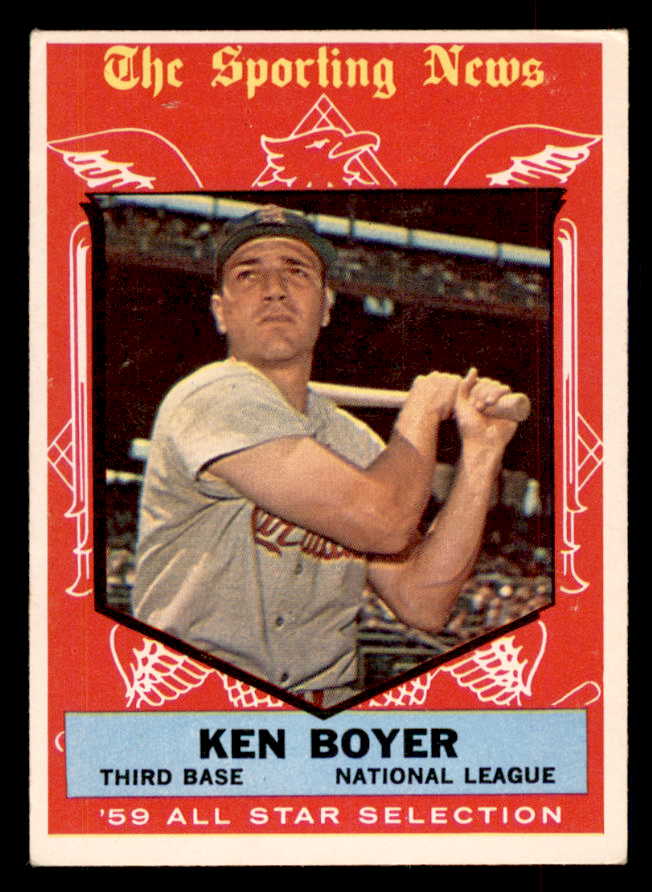 1959 Topps Baseball #557 Ken Boyer A.S. Cardinals VG-EX 553395